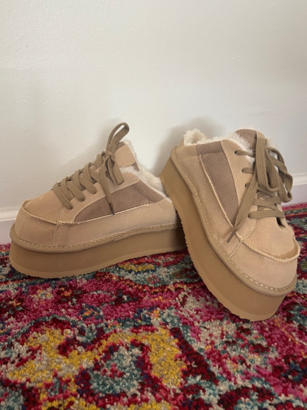 Platform Sneaker Mules